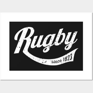 Cool rugby logo type Posters and Art